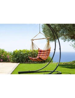 Pied Pour Chaise Suspendue - L.140 X P.150 X H.210 Cm - Hespéride -Magasin De Jardin Et D'extérieur pied pour chaise suspendue l140 x p150 x h210 cm hesperide 2