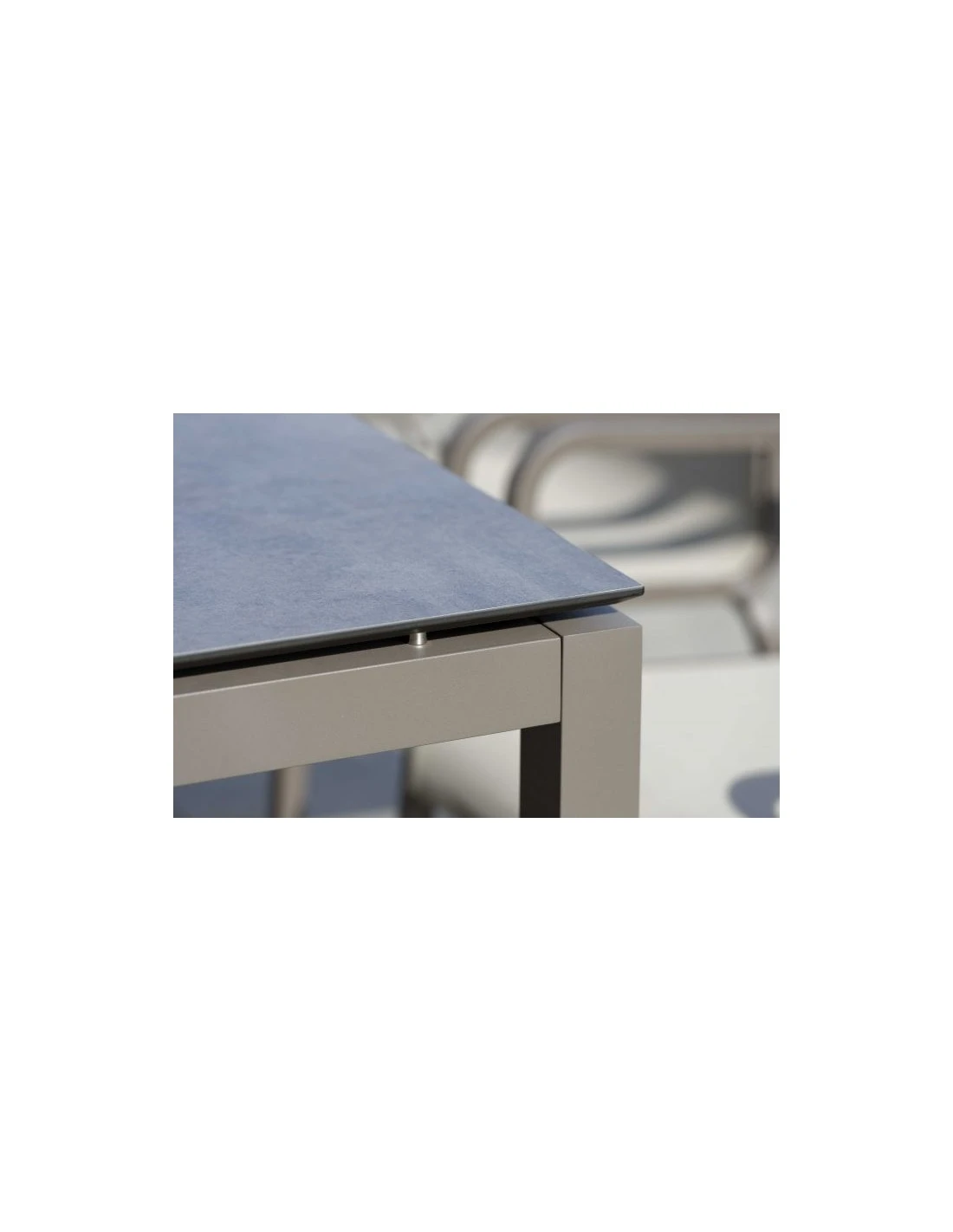 Plateau de Table HPL 200 x 100 cm - Stern - HPL SILVERSTAR GRIS METALLIQUE Plateau De Table HPL 200 X 100 Cm - Stern - HPL SILVERSTAR GRIS METALLIQUE -Magasin De Jardin Et D'extérieur plateau de table hpl 200 x 100 cm modele au choix stern 4