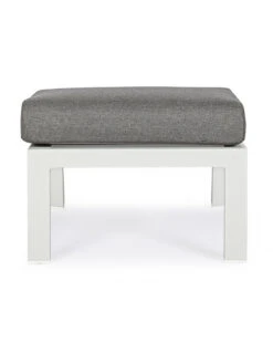 Pouf Ottoman Kledi Aluminium Gris Lunar -Magasin De Jardin Et D'extérieur pouf ottoman kledi aluminium gris lunar 3