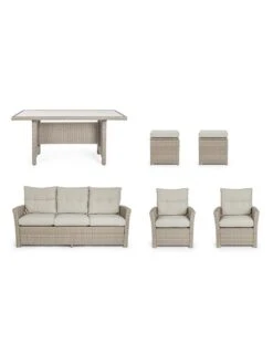 Salon De Jardin Ariel - 7 Places - Résine Synthétique Naturel 4 Salon De Jardin Ariel - 7 Places - Résine Synthétique Naturel -Magasin De Jardin Et D'extérieur salon de jardin ariel 7 places resine synthetique naturel 4