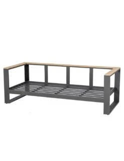 Salon De Jardin Emperia Graphite 5 Places - Aluminium Et Acacia -Magasin De Jardin Et D'extérieur salon de jardin emperia graphite 5 places aluminium et acacia 3