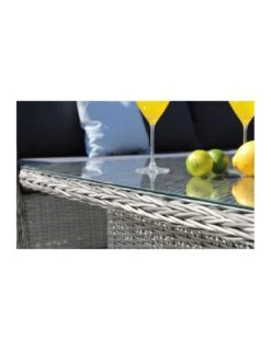 Salon De Jardin D'angle Toulon - Aluminium Et Résine Tressée - Gris 4 Salon De Jardin D'angle Toulon - Aluminium Et Résine Tressée - Gris -Magasin De Jardin Et D'extérieur salon de jardin toulon aluminium et resine tressee 4