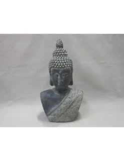 Statue Tête De Bouddha H.48.5 Cm