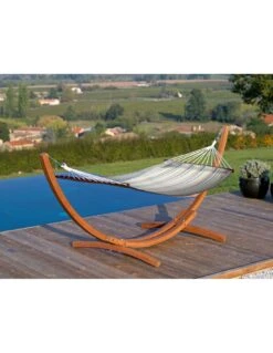 Support ARC En Mélèze (sans Toile) 310x120x120 Cm -Magasin De Jardin Et D'extérieur support arc en meleze sans toile 310x120x120 cm proloisirs 2