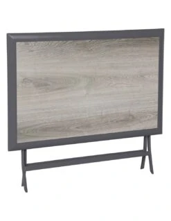 Table De Jardin Azua Pliante Rectangle 4 Places - Aluminium - Gris Smoke Plateau Ect Effet Bois -Magasin De Jardin Et D'extérieur table de jardin azua pliante rectangle 4 places aluminium gris smoke plateau ect effet bois 3