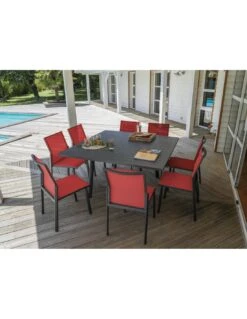 Table De Jardin Barcelona Carrée Extensible L.100/145 X P.145 Cm 2 Table De Jardin Barcelona Carrée Extensible L.100/145 X P.145 Cm -Magasin De Jardin Et D'extérieur table de jardin barcelona carree extensible l100145 x p145 cm 2
