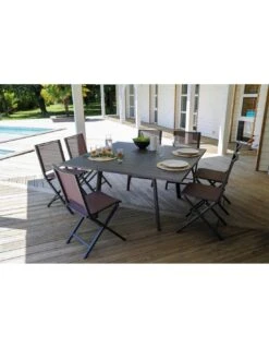 Table De Jardin Barcelona Carrée Extensible L.100/145 X P.145 Cm 3 Table De Jardin Barcelona Carrée Extensible L.100/145 X P.145 Cm -Magasin De Jardin Et D'extérieur table de jardin barcelona carree extensible l100145 x p145 cm 3