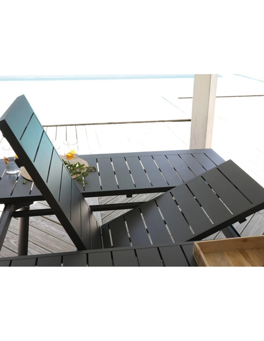 Table de jardin Barcelona carrée extensible L.100/145 x P.145 cm Table De Jardin Barcelona Carrée Extensible L.100/145 X P.145 Cm -Magasin De Jardin Et D'extérieur table de jardin barcelona carree extensible l100145 x p145 cm 5