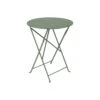 Table De Jardin Bistro D.60 Cm - Métal Ronde Pliante - Cactus