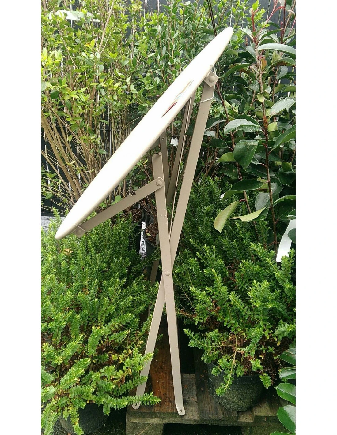 Table de jardin Bistro D.60 cm - Métal ronde pliante - Citron Givré Table De Jardin Bistro D.60 Cm - Métal Ronde Pliante - Citron Givré -Magasin De Jardin Et D'extérieur table de jardin bistro d60 cm metal ronde pliante 8