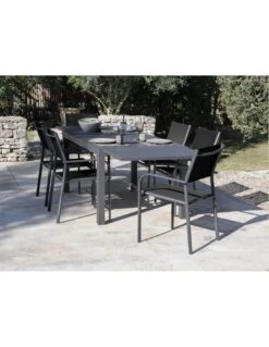 Magasin De Jardin Et D'extérieur -Magasin De Jardin Et D'extérieur table de jardin extensible alice aluminium graphite 140 240 1