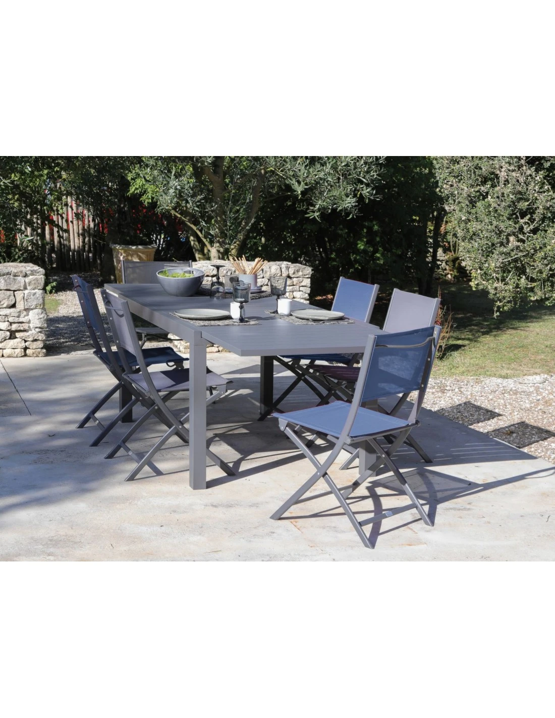 Table de jardin extensible Alice - Aluminium Graphite - 140 / 240 Table De Jardin Extensible Alice - Aluminium Graphite - 140 / 240 -Magasin De Jardin Et D'extérieur table de jardin extensible alice aluminium graphite 140 240 2