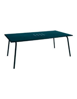 Table De Jardin Monceau 194 X 94 CM - 8 Personnes - Bleu Acapulco