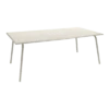 Table De Jardin Monceau 194 X 94 CM - 8 Personnes - Gris Argile