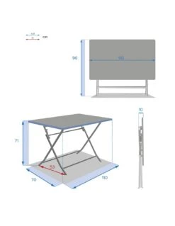 Table De Jardin Rectangle Greensboro Pliante 4 Places - Ambre 3 Table De Jardin Rectangle Greensboro Pliante 4 Places - Ambre -Magasin De Jardin Et D'extérieur table de jardin rectangle greensboro pliante 4 places 3