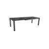 Table Extensible Anthracite 174 (214/254) X 90cm Plateau HPL - HPL SILVERSTAR MARBRE NOIR