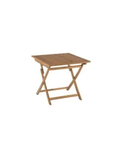 Table Pliante En Teck Malaga 80 X 80 Cm - Stern