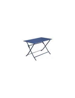 Table Pliante LORITA 110 X 70 Cm En Aluminium - Bleu