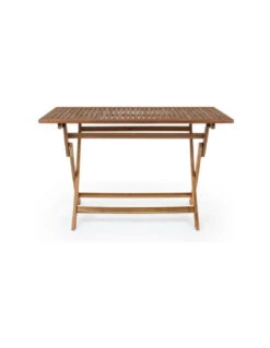 Table Pliante Rectangle En Acacia Noemi 120 X 70 Cm -Magasin De Jardin Et D'extérieur table pliante rectangle en acacia noemi 120 x 70 cm 2