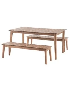 Table Rectangulaire TIWI En Bois D'Acacia -Magasin De Jardin Et D'extérieur table rectangulaire tiwi en bois d acacia 2