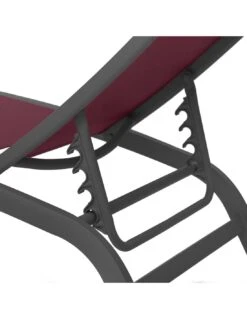 Transat Bonao 4 Positions - Aluminium Et Texaline - Graphite / Bordeaux 4 Transat Bonao 4 Positions - Aluminium Et Texaline - Graphite / Bordeaux -Magasin De Jardin Et D'extérieur transat bonao 4 positions aluminium et texaline graphite bordeaux 4