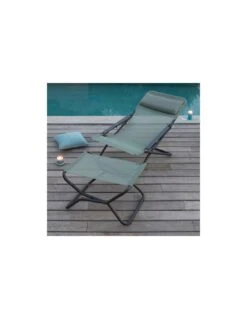 Lafuma Transat Chilienne Transabed Natura Moss -Magasin De Jardin Et D'extérieur transat chilienne transabed natura moss lafuma 2