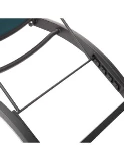 Transat De Jardin Milenio - 5 Positions - Aluminium Et Texaline - Graphite / Bleu Canard -Magasin De Jardin Et D'extérieur transat de jardin milenio 5 positions aluminium et texaline graphite bleu canard 3