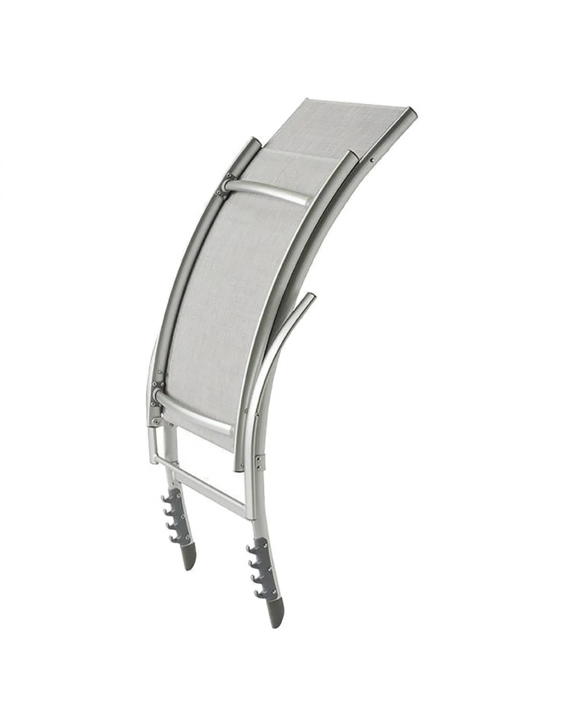 Transat pliant Samba - 4 positions - Aluminium anodisé - Galet Transat Pliant Samba - 4 Positions - Aluminium Anodisé - Galet -Magasin De Jardin Et D'extérieur transat pliant samba 4 positions aluminium anodise galet 2
