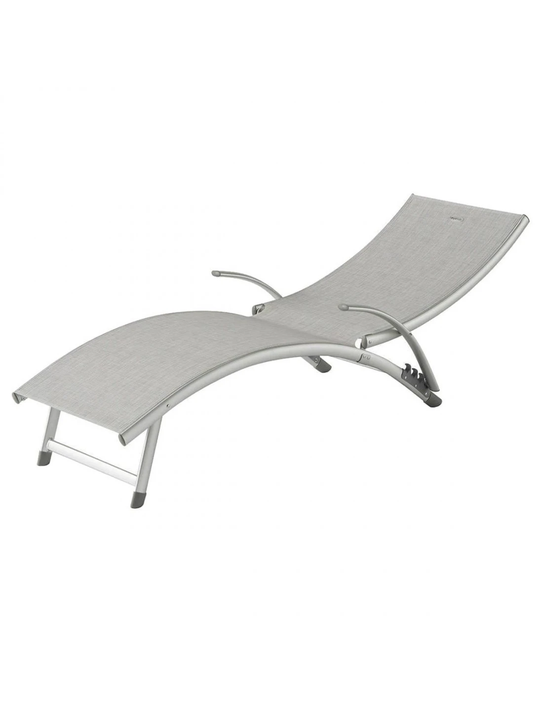 Transat pliant Samba - 4 positions - Aluminium anodisé - Galet Transat Pliant Samba - 4 Positions - Aluminium Anodisé - Galet -Magasin De Jardin Et D'extérieur transat pliant samba 4 positions aluminium anodise galet