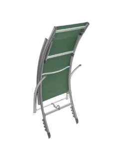Transat Pliant Samba - 4 Positions - Aluminium Anodisé - Graphite / Olive -Magasin De Jardin Et D'extérieur transat pliant samba 4 positions aluminium anodise graphite olive 5