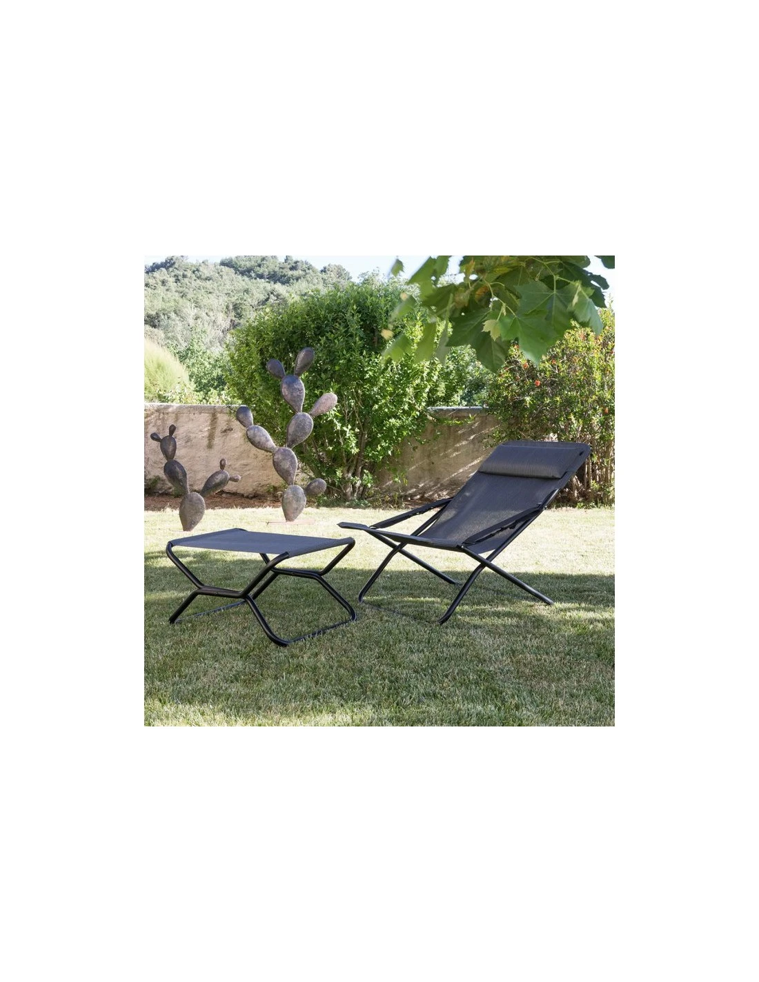 Transat transabed Duo Obsidian - Lafuma Transat Transabed Duo Obsidian - Lafuma -Magasin De Jardin Et D'extérieur transat transabed duo obsidian lafuma 1