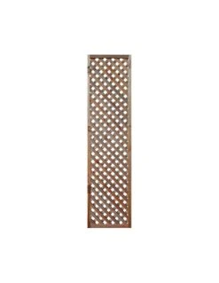 Treillis LEA En Bois Traité Autoclave Marron - 45x180 Cm